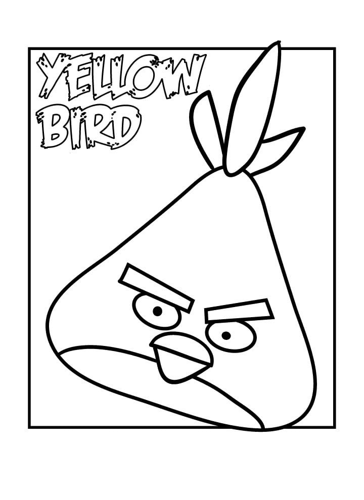Desenhos para colorir Angry Birds. Imprima online para crianças