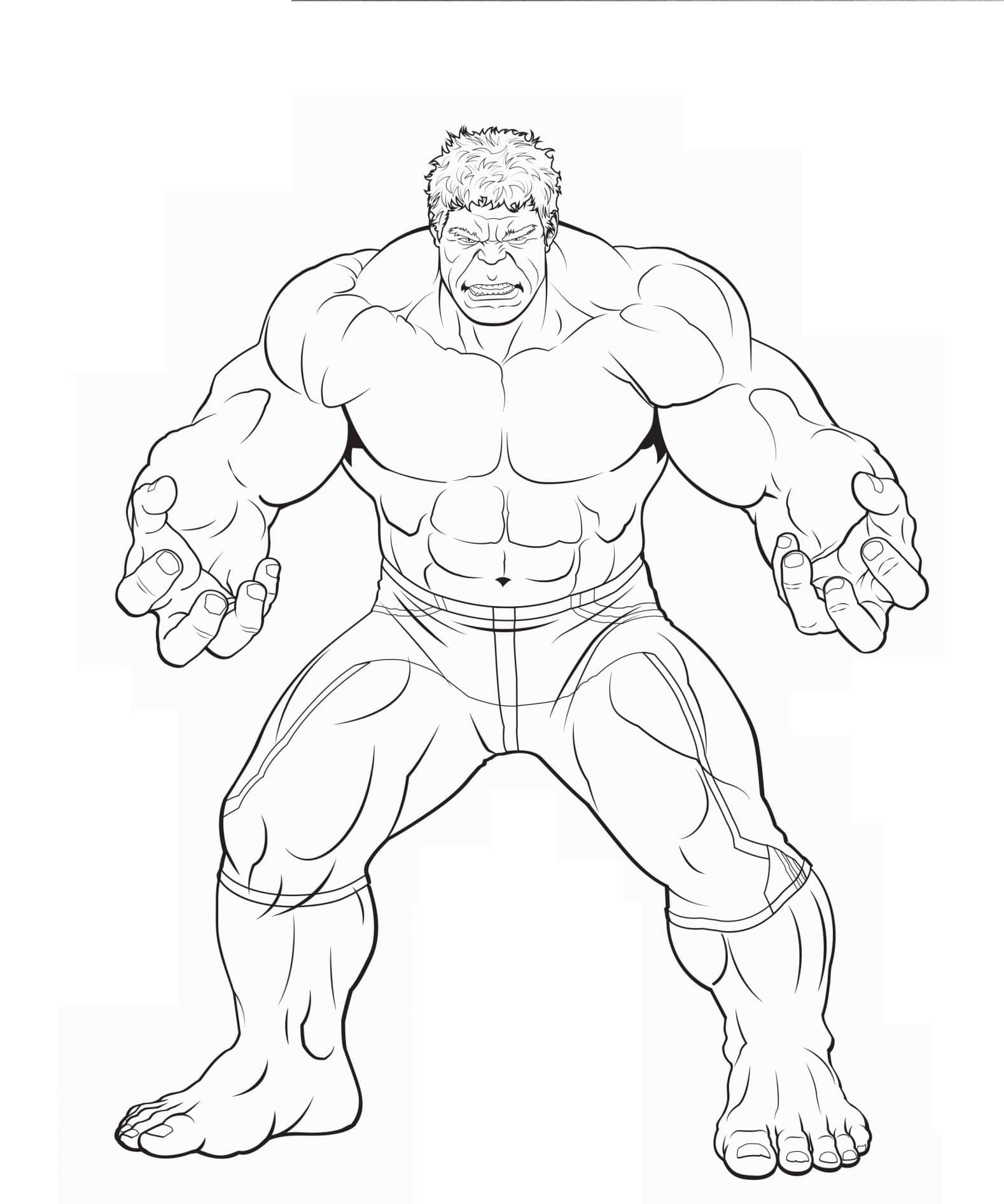 Ausmalbilder Hulk  7 Malvorlagen zum kostenlosen Drucken