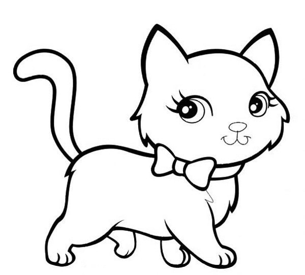 Coloriage De Chats Imprimez Gratuitement 100 Images En Noir Et Blanc