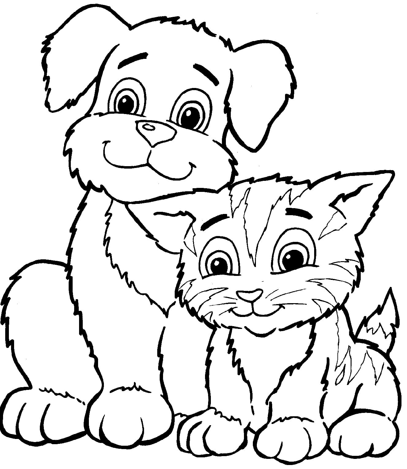 Dibujos de Gatos para Colorear