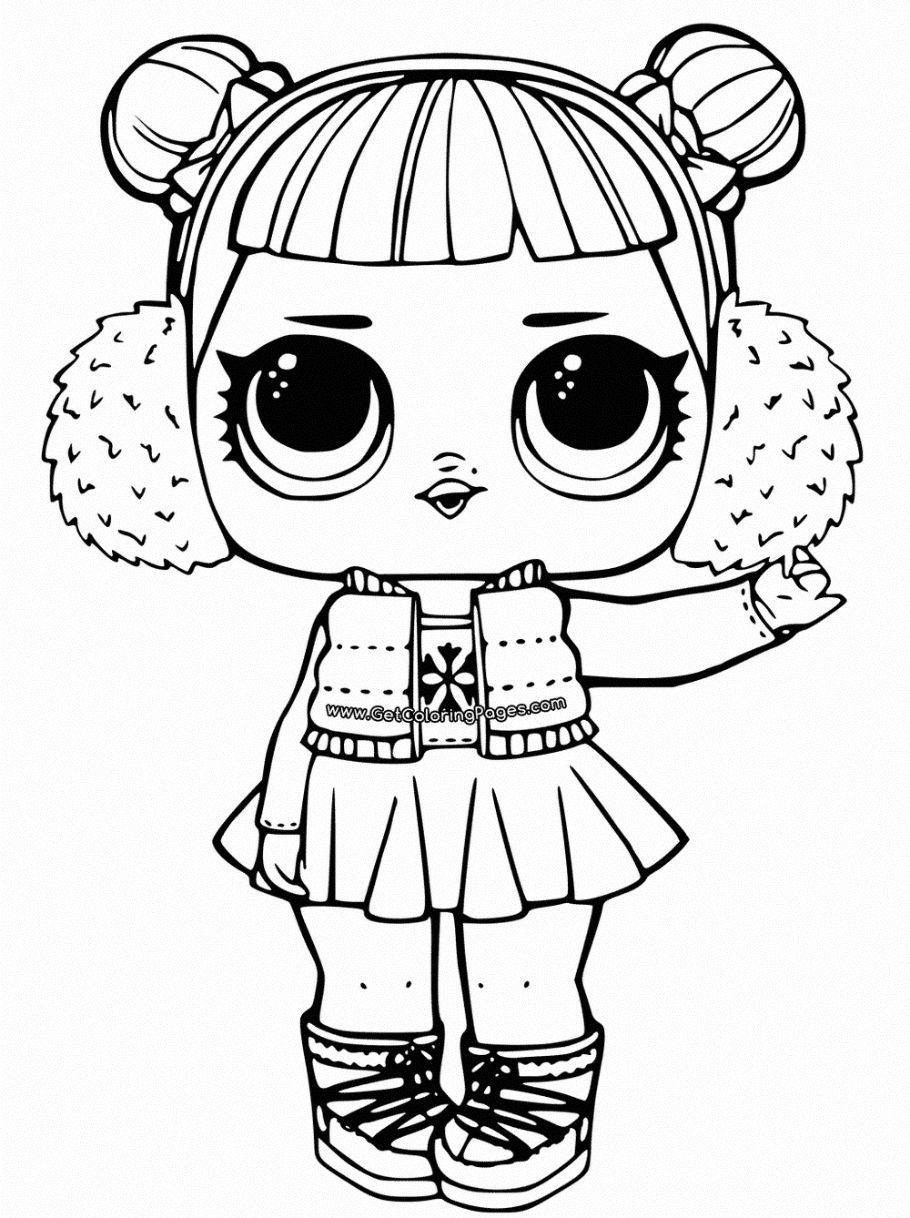 LOL Surprise Dolls Coloring Pages. Print Them for Free! All the Series