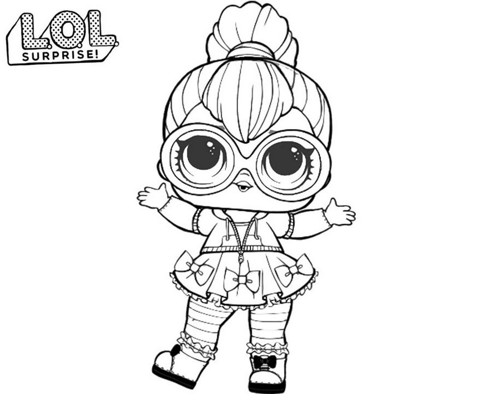 Lol Surprise Dolls Coloring Pages Print Them For Free All