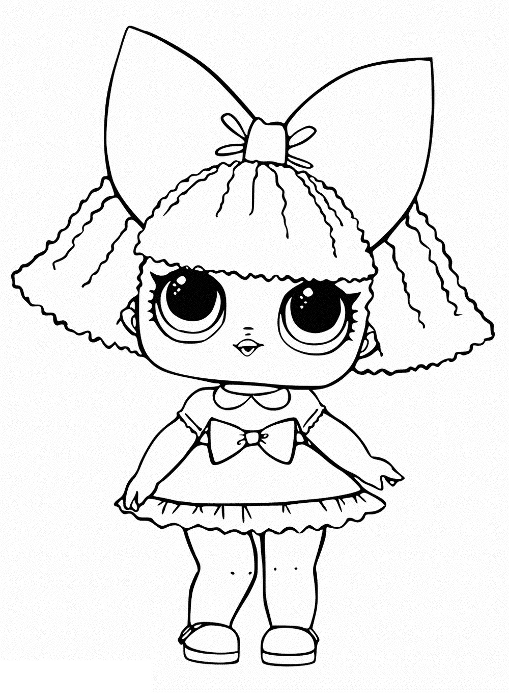 LOL Surprise Dolls Coloring Pages. Print Them for Free! All the Series