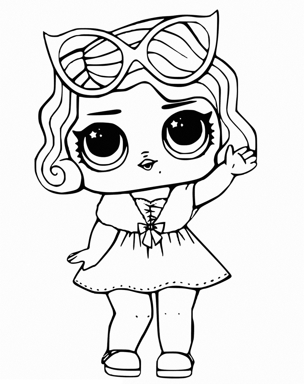 LOL Surprise Dolls Coloring Pages. Print Them for Free
