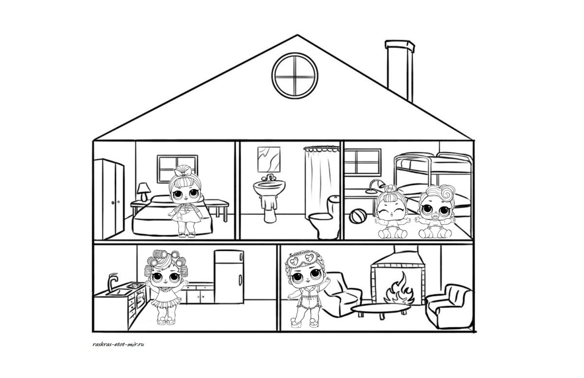 LOL Surprise Dolls Coloring Pages. Print Them for Free! All the Series
