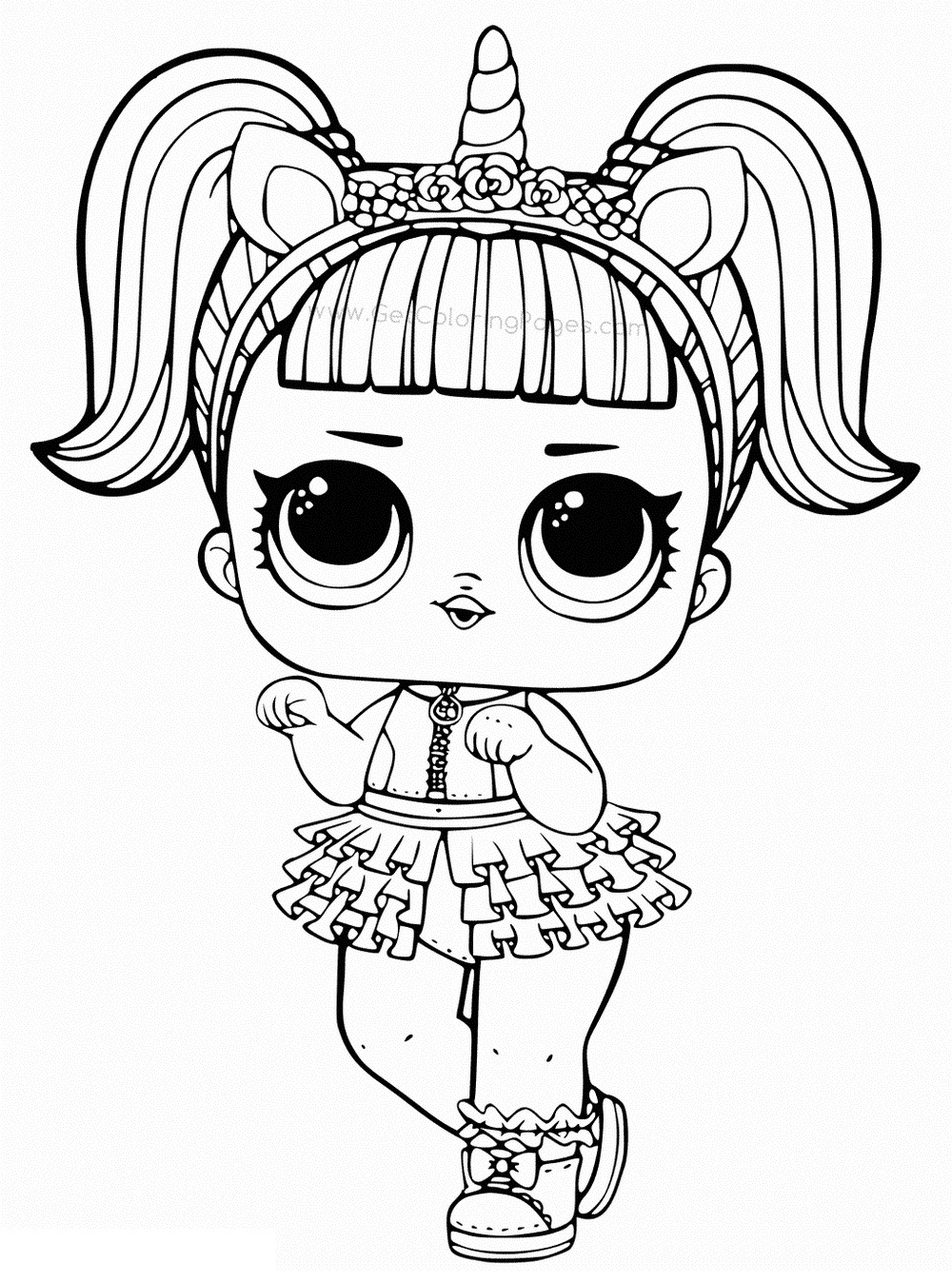 LOL Surprise Dolls Coloring Pages. Print Them for Free All the Series