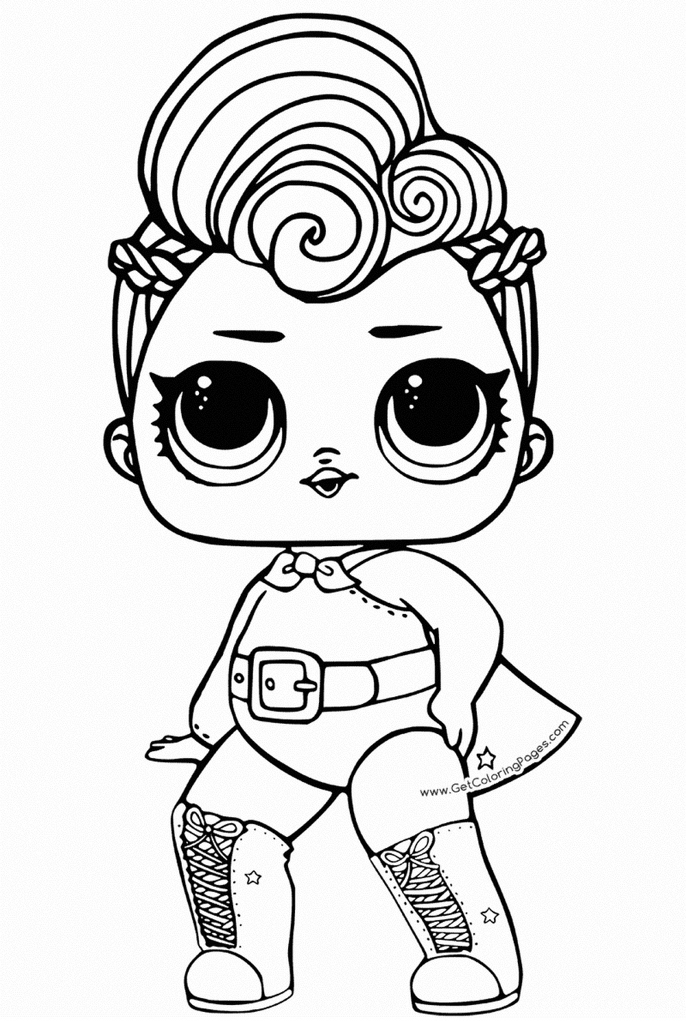 Lol Doll Printable Coloring Pages