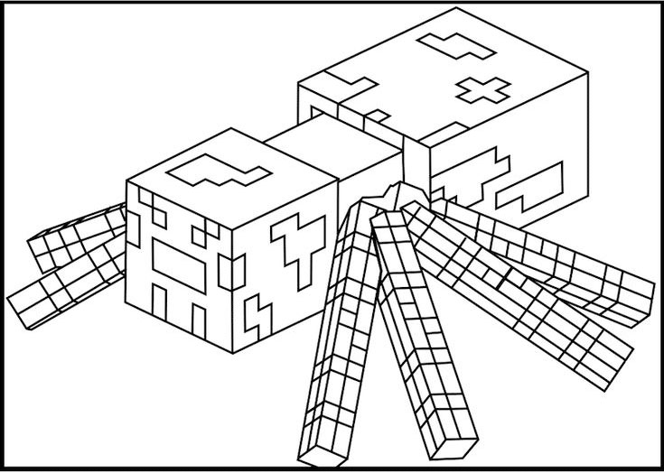 Desenhos de Minecraft para Colorir