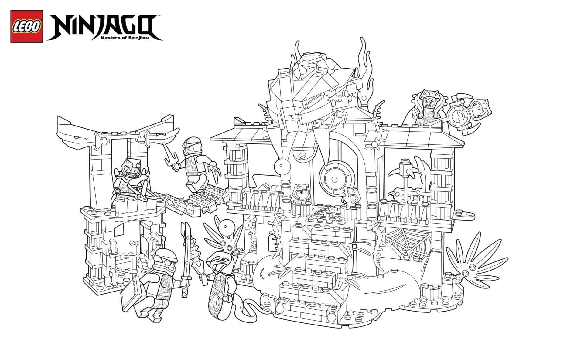 Ninjago Ausmalbilder Fahrzeuge