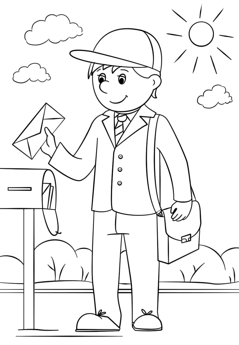 Professions Coloring Pages for Kids | 100 Pictures Free Printable