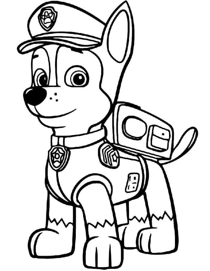 Desenhos de Patrulha Canina para colorir - 80 imagens para imprimir