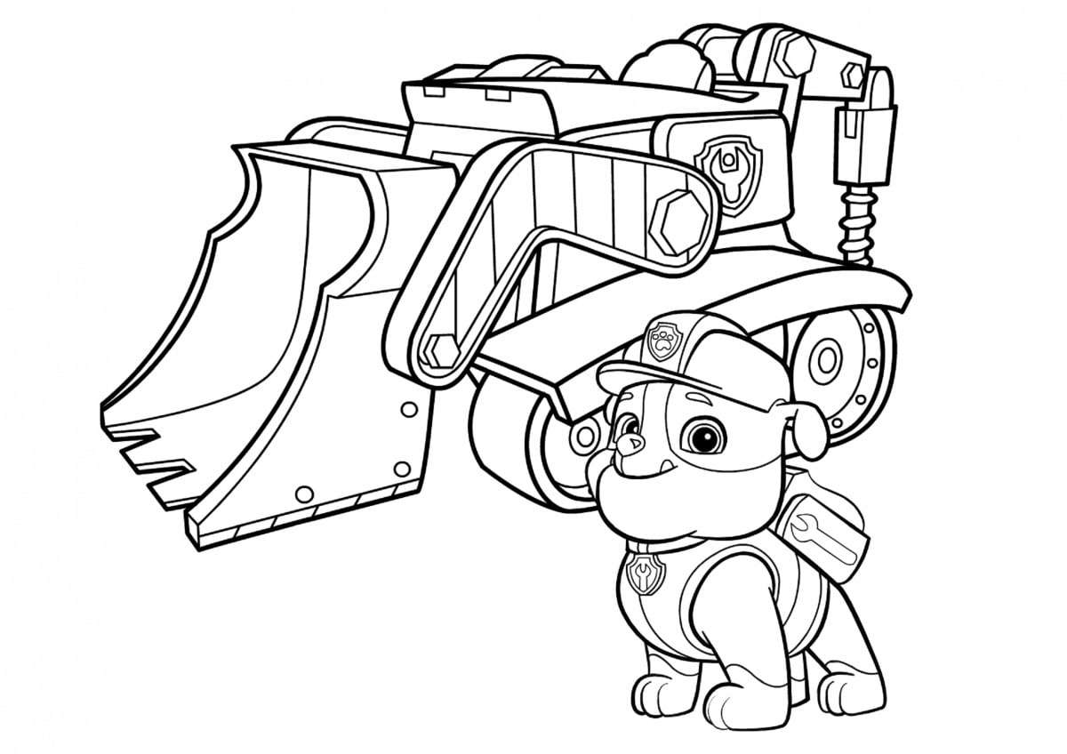 Disegni di Paw Patrol da colorare - 80 immagini per la stampa gratuita