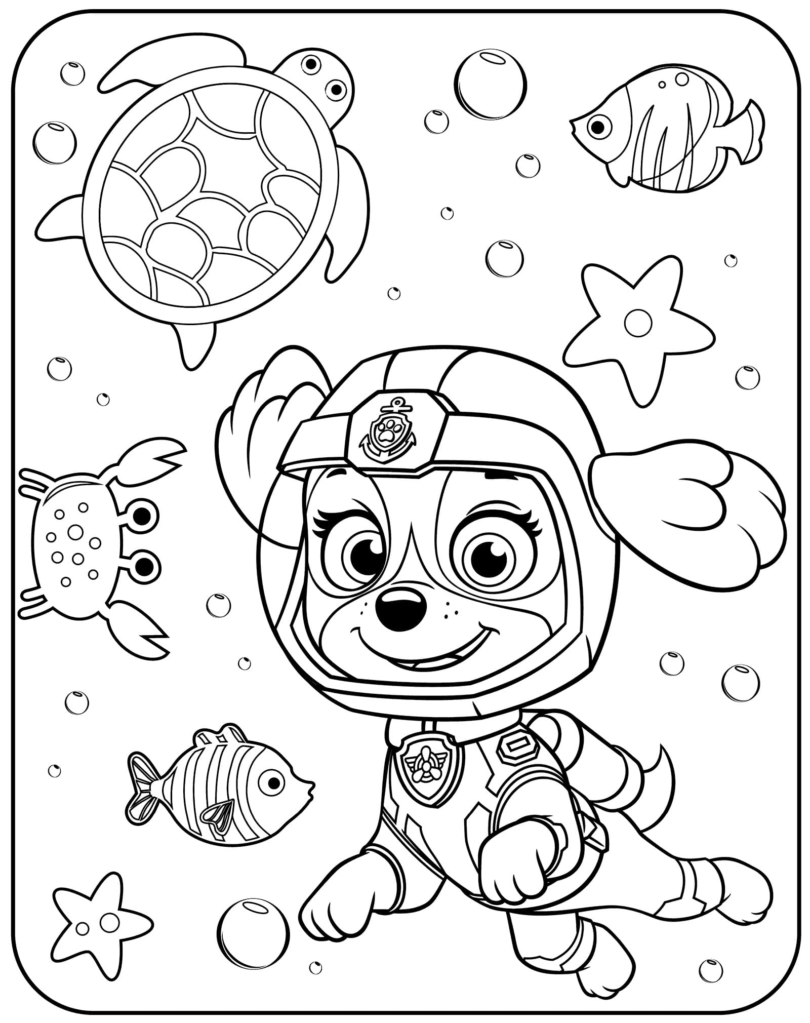 Disegni di Paw Patrol da colorare - 80 immagini per la stampa gratuita