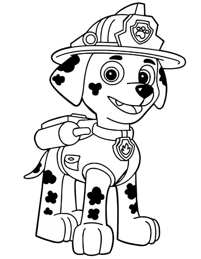 Disegni di Paw Patrol da colorare - 80 immagini per la stampa gratuita