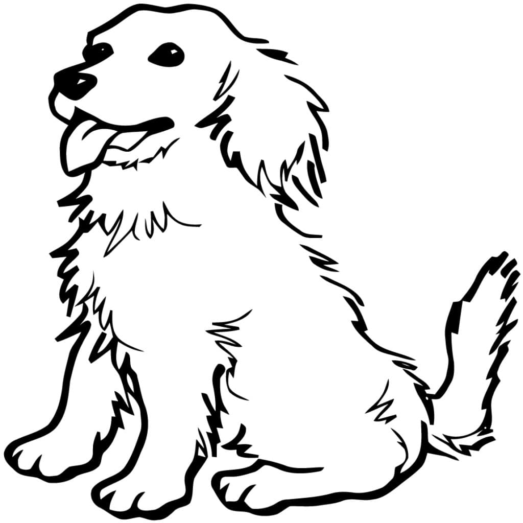 Pages à colorier des chiens pour les enfants. Imprimez en ligne