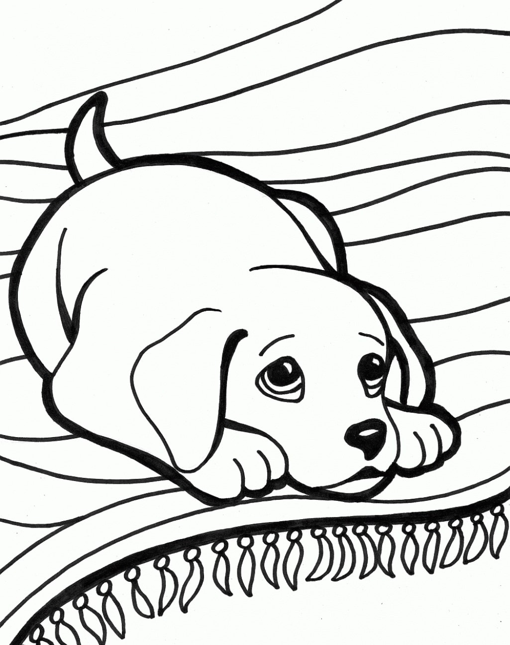 Desenhos de Cachorro para Colorir