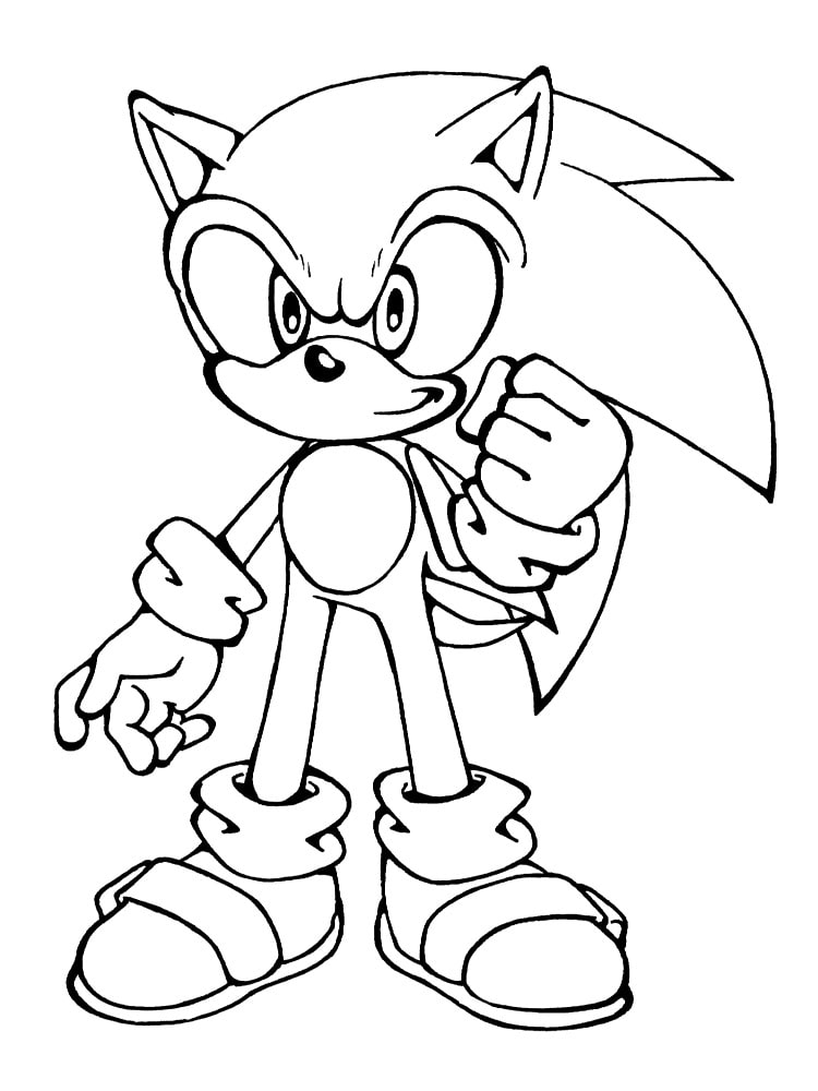 Dibujos de Sonic para Colorear