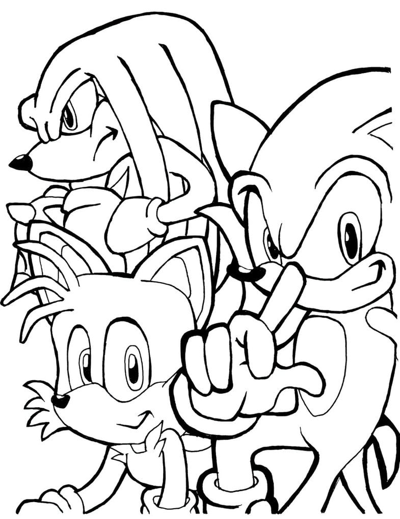 Dibujos Para Colorear Sonic 100 Imagenes Imprime Gratis Para Ninos