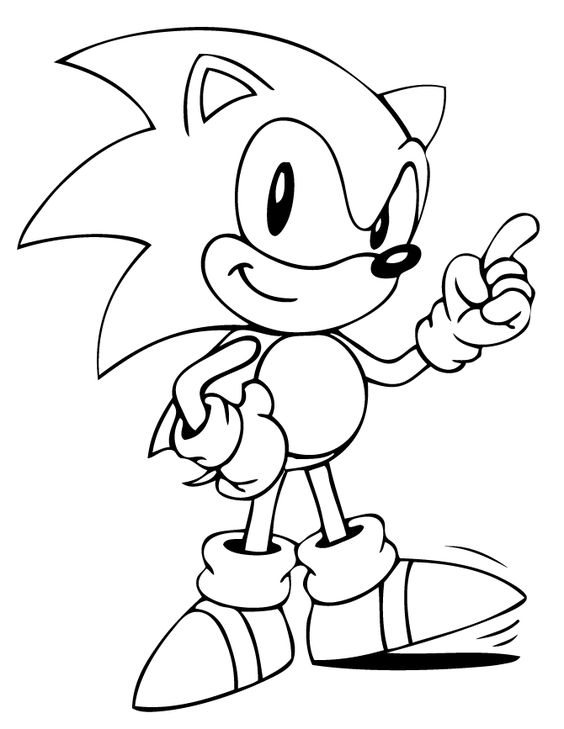 Dibujos de Sonic para Colorear