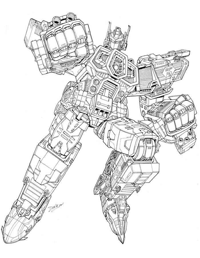 Coloriage Transformers - 100 pages à colorier à imprimer gratuits