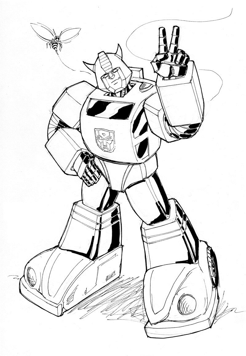 Desenhos de Transformers para Colorir - 100 imagens para impressão gratuita