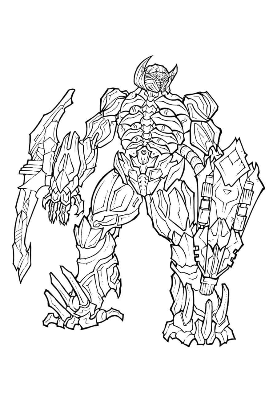 Coloriage Transformers - 100 pages à colorier à imprimer gratuits