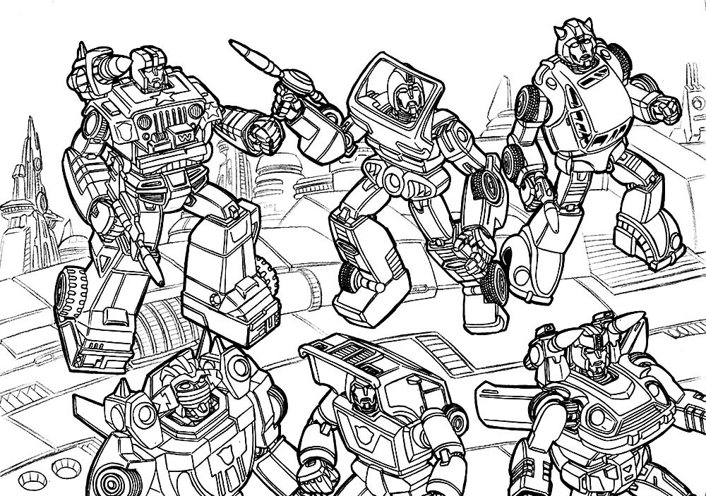 Transformers Coloring Pages Print Or Download For Free For Your Boys 