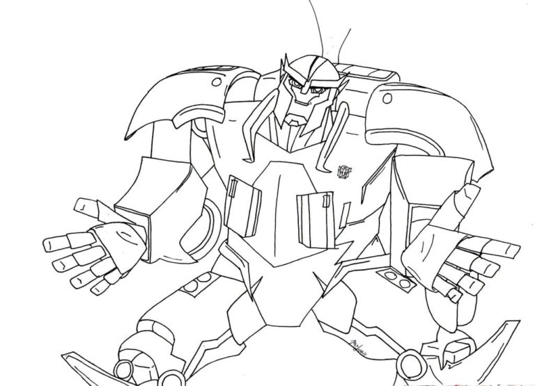 Coloriage Transformers à imprimer