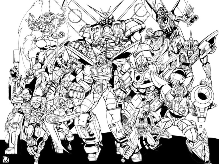 Coloriage Transformers à imprimer