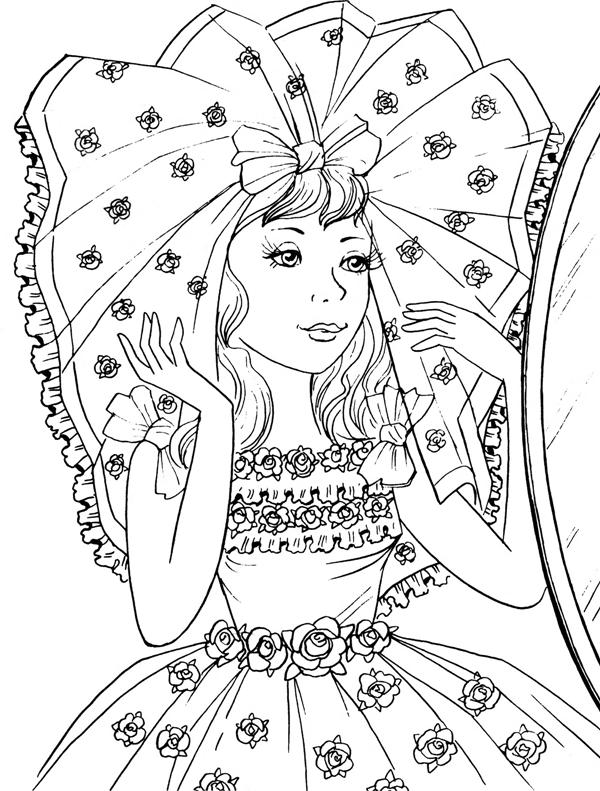 complex coloring pages for 10 to 12yearold girls print