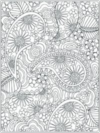 Hard Coloring Pages For Girls | 100 images Free Printable