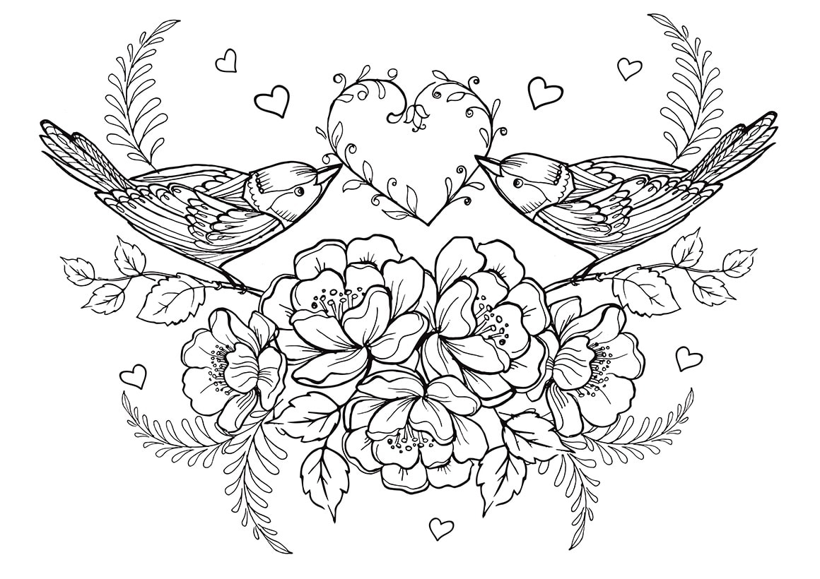 Hard Coloring Pages For Girls | 100 images Free Printable