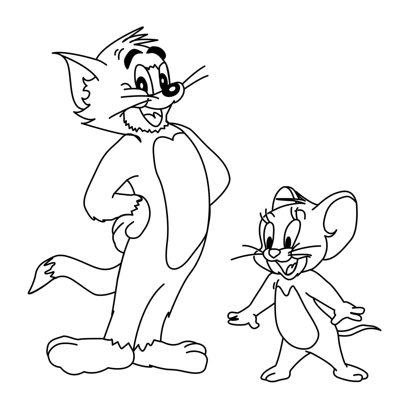 Tom and Jerry Coloring Pages 100 images Free Printable.